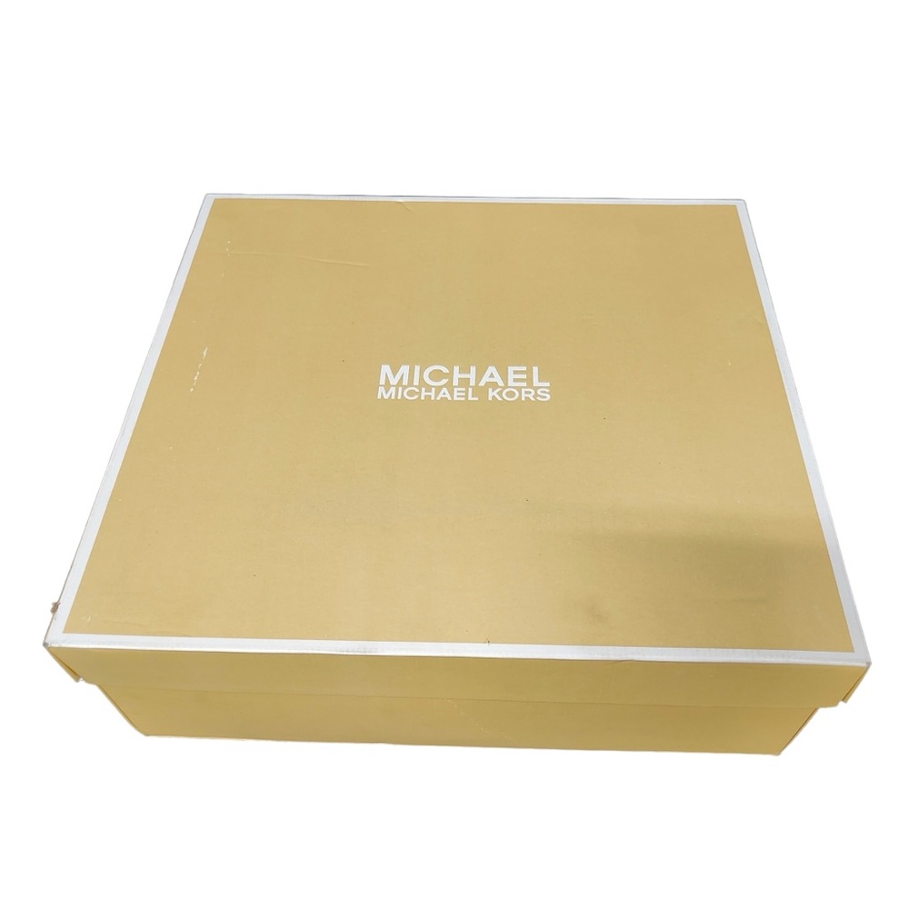 Michael Kors Women's Tara Platform Dress Heel Sandals Red Crimson Leather - Picture 10 of 11